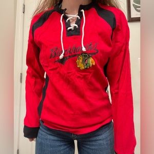 chicago blackhawks long sleeve tee